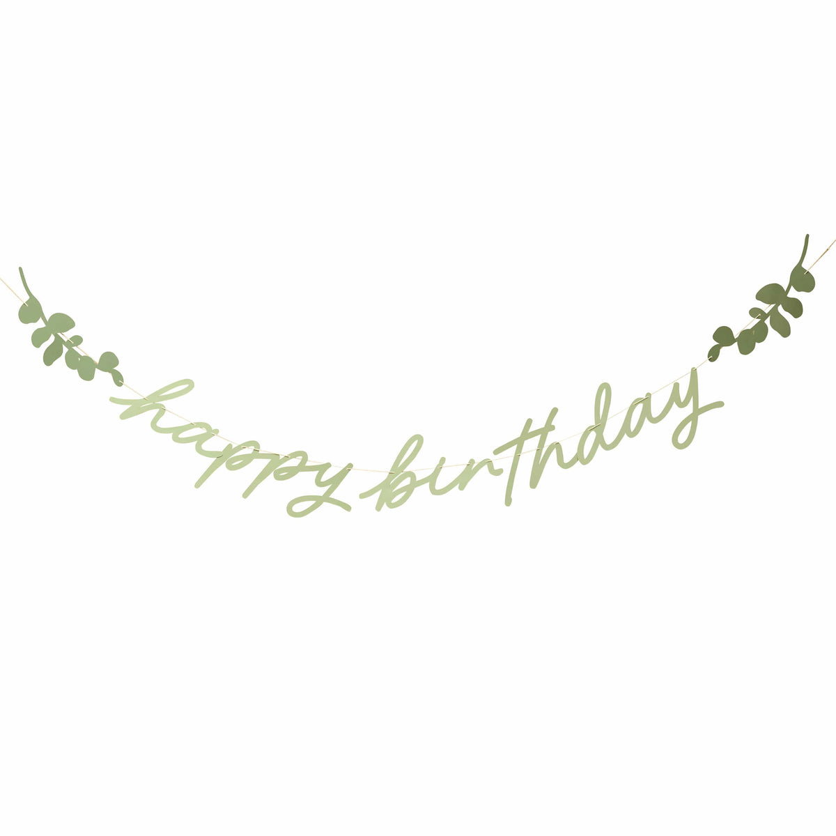 Botanical 'Happy Birthday' Party Banner Bunting Botanical 'Happy Birthday' Party Banner