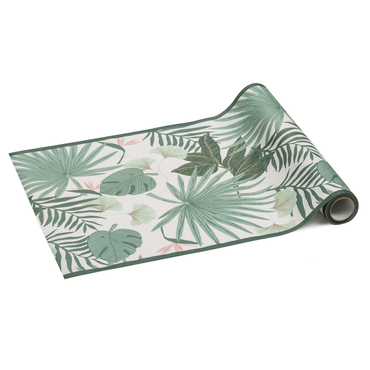 Botanical Leaves Table Runner - Safari Birthday Party Supplies table runner Botanical Leaves Table Runner