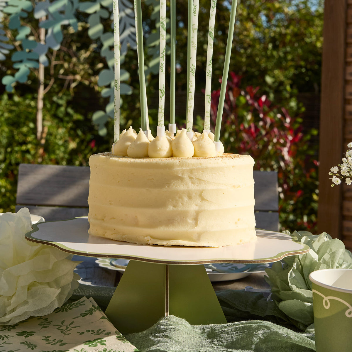 Botanical Party Cake Stand cake stand Botanical Party Cake Stand