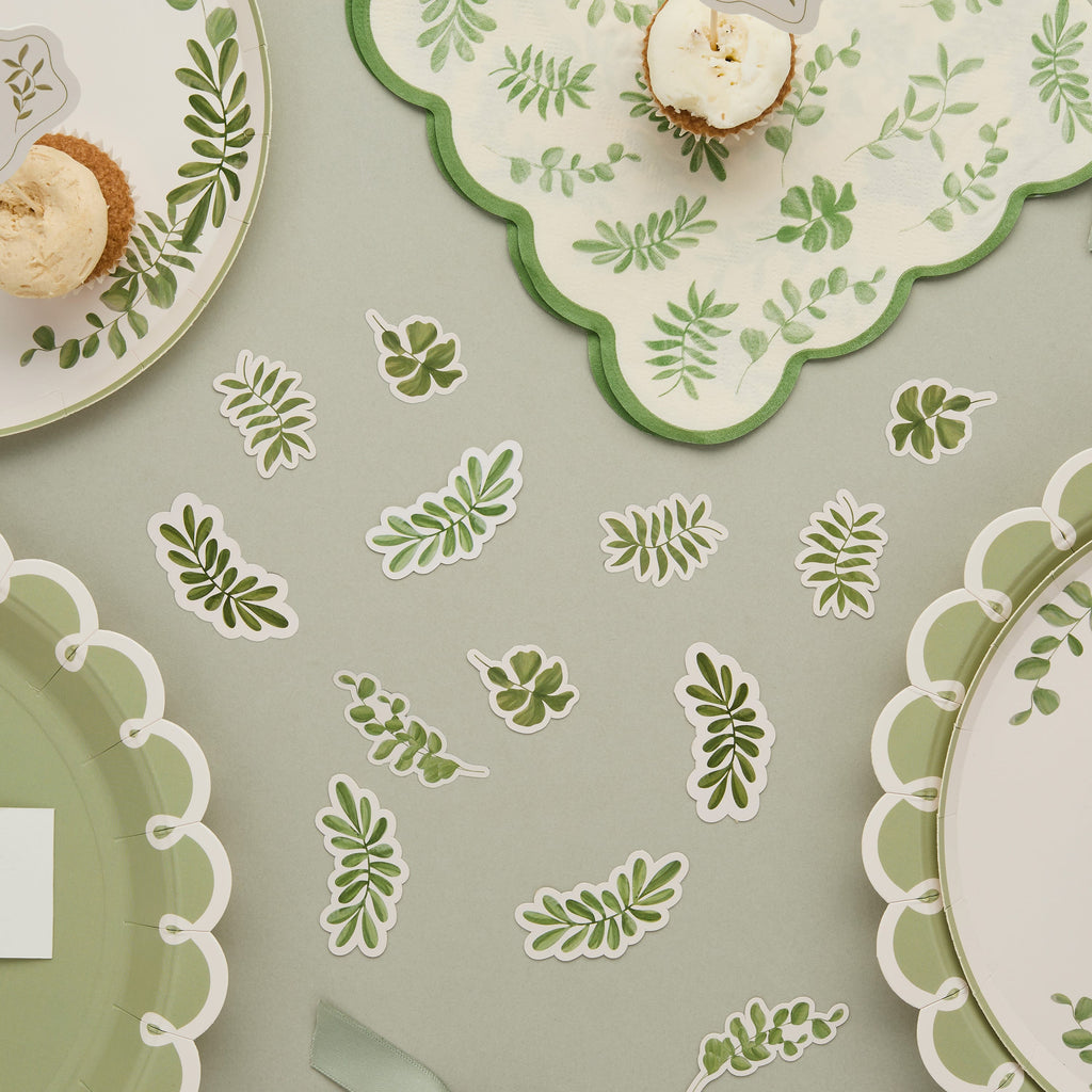 Botanical Party Leaf Table Scatter Confetti Botanical Party Leaf Table Scatter