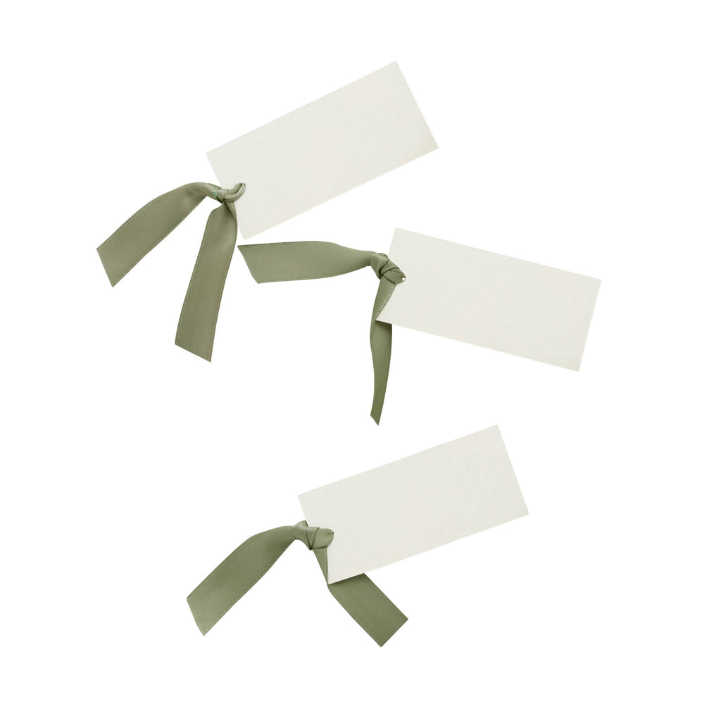 Botanical Party Place Cards with Satin Knot x 8 place cards Botanical Party Place Cards with Satin Knot x 8