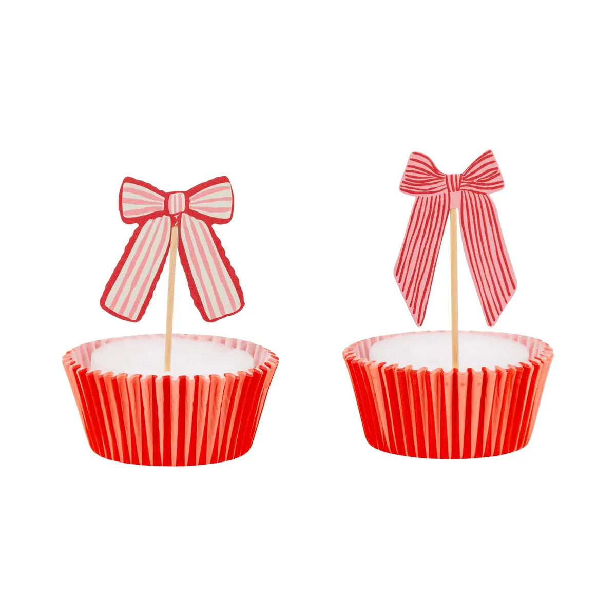 Bow Cupcake and Topper Kit x 24 Cupcake Toppers Bow Cupcake and Topper Kit x 24