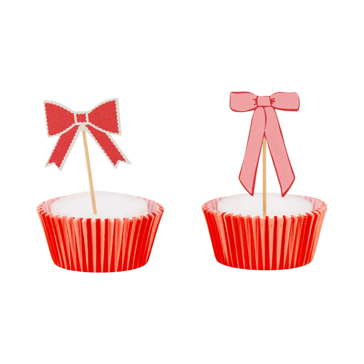 Bow Cupcake and Topper Kit x 24 Cupcake Toppers Bow Cupcake and Topper Kit x 24