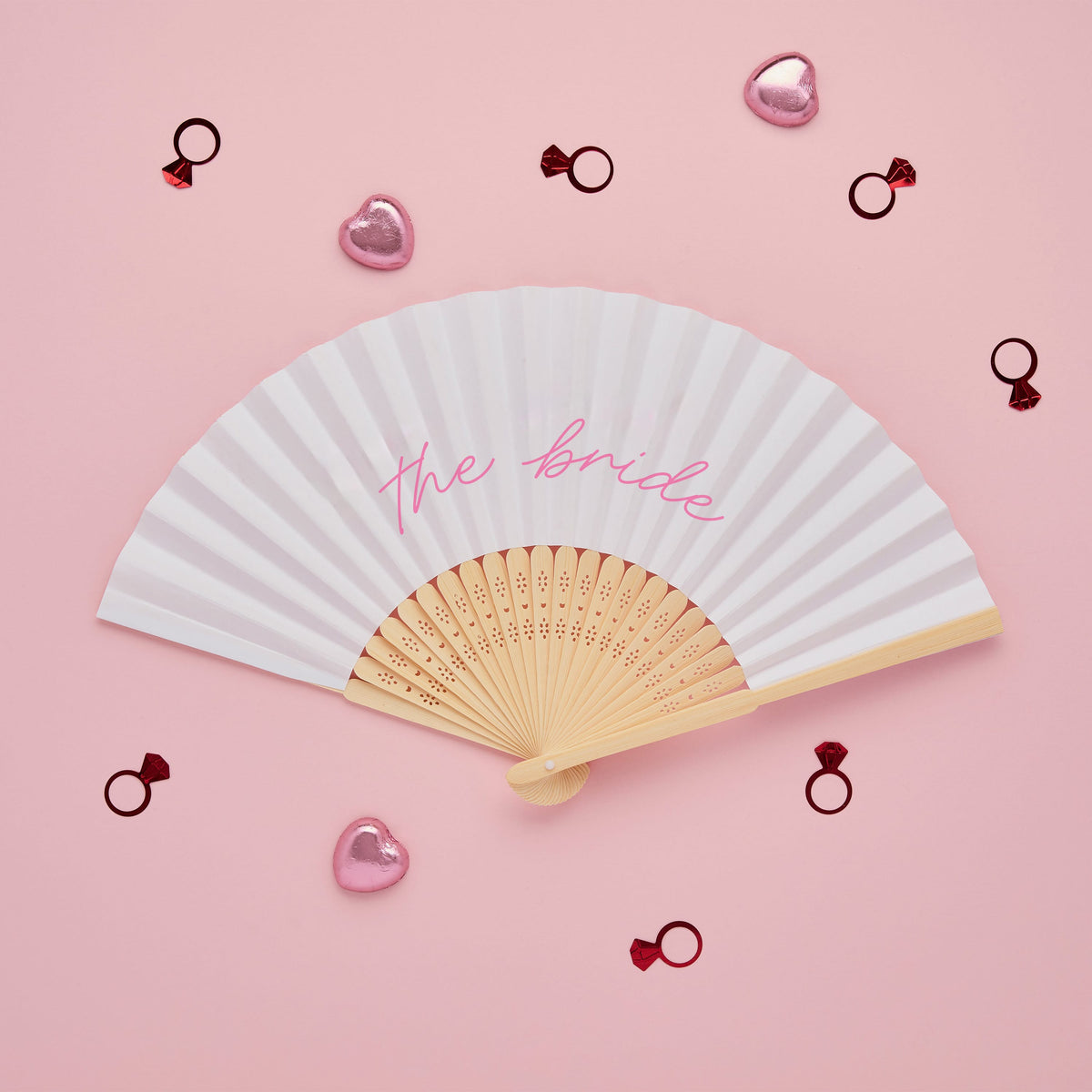 Bride Paper Fan | Hen Party Supplies UK Party Accessories Bride Paper Fan