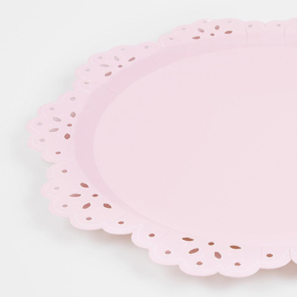 Broderie Anglaise Lace Dinner Party Plates x 8 | Meri Meri party plates Broderie Anglaise Lace Dinner Party Plates x 8