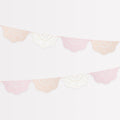 Broderie Anglaise Lace Multi Pennant Party Garland Bunting Broderie Anglaise Lace Multi Pennant Party Garland
