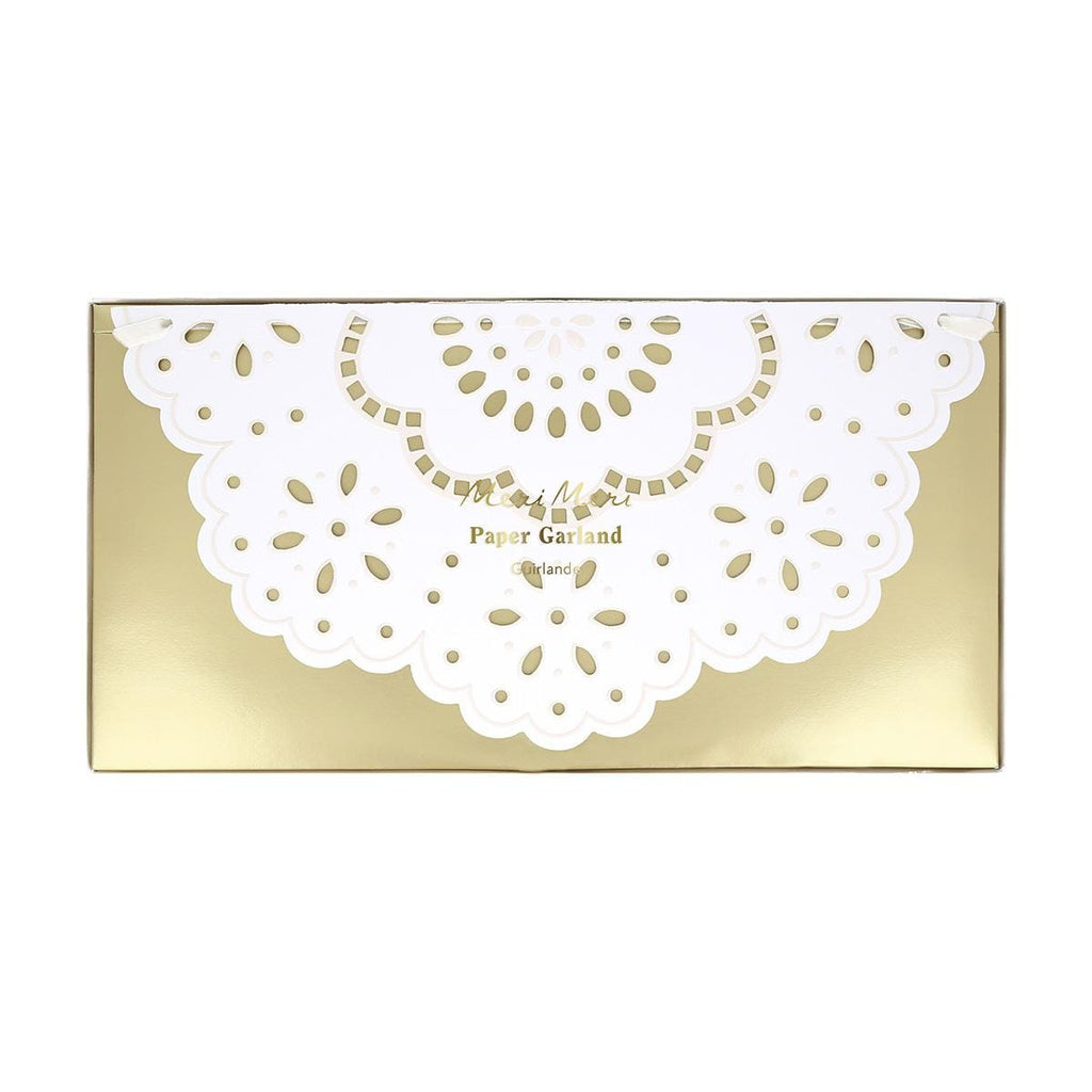 Broderie Anglaise Lace White Pennant Party Garland Bunting Broderie Anglaise Lace White Pennant Party Garland