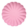 Bubblegum Pink Compostable Large Party Plates x 8 | Meri Meri party plates Bubblegum Pink Compostable Large Party Plates x 8
