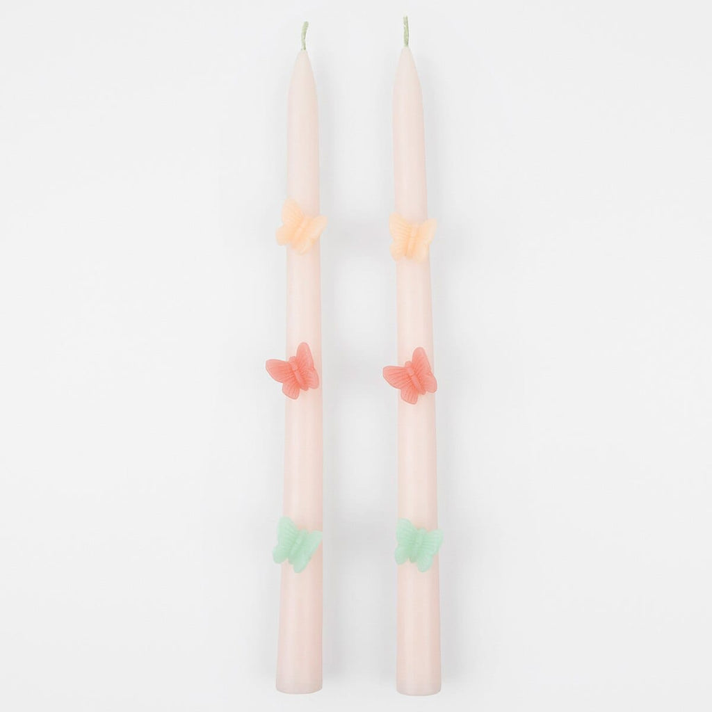 Butterfly Taper Table Candles x 2 | Meri Meri Party Table Candle Butterfly Taper Table Candles x 2