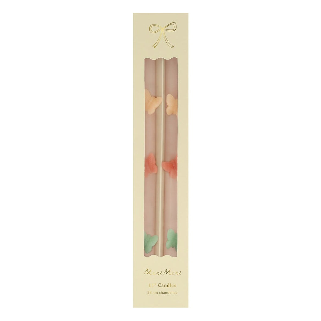 Butterfly Taper Table Candles x 2 | Meri Meri Party Table Candle Butterfly Taper Table Candles x 2