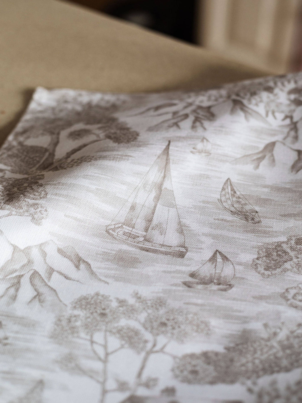 Soft Toile Napkins - Pair