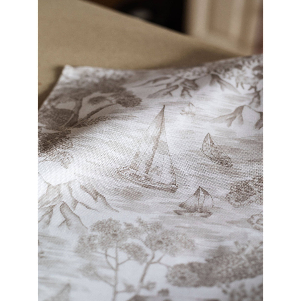 Soft Toile Napkins - Pair