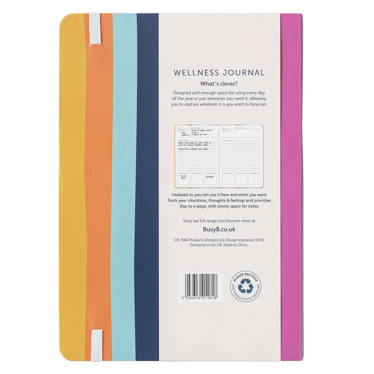 Busy B Wellness Journal - Undated