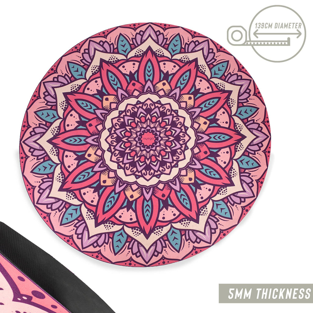 Myga Round Yoga Mat - 139cm