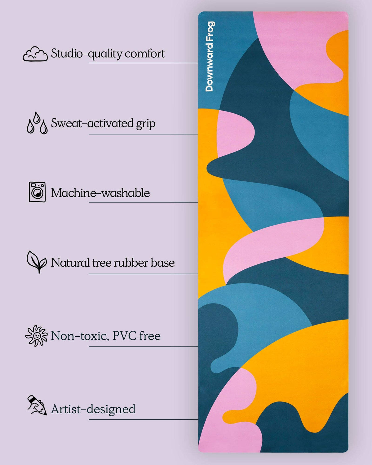 Splobby Patterned Yoga Mat - 4mm