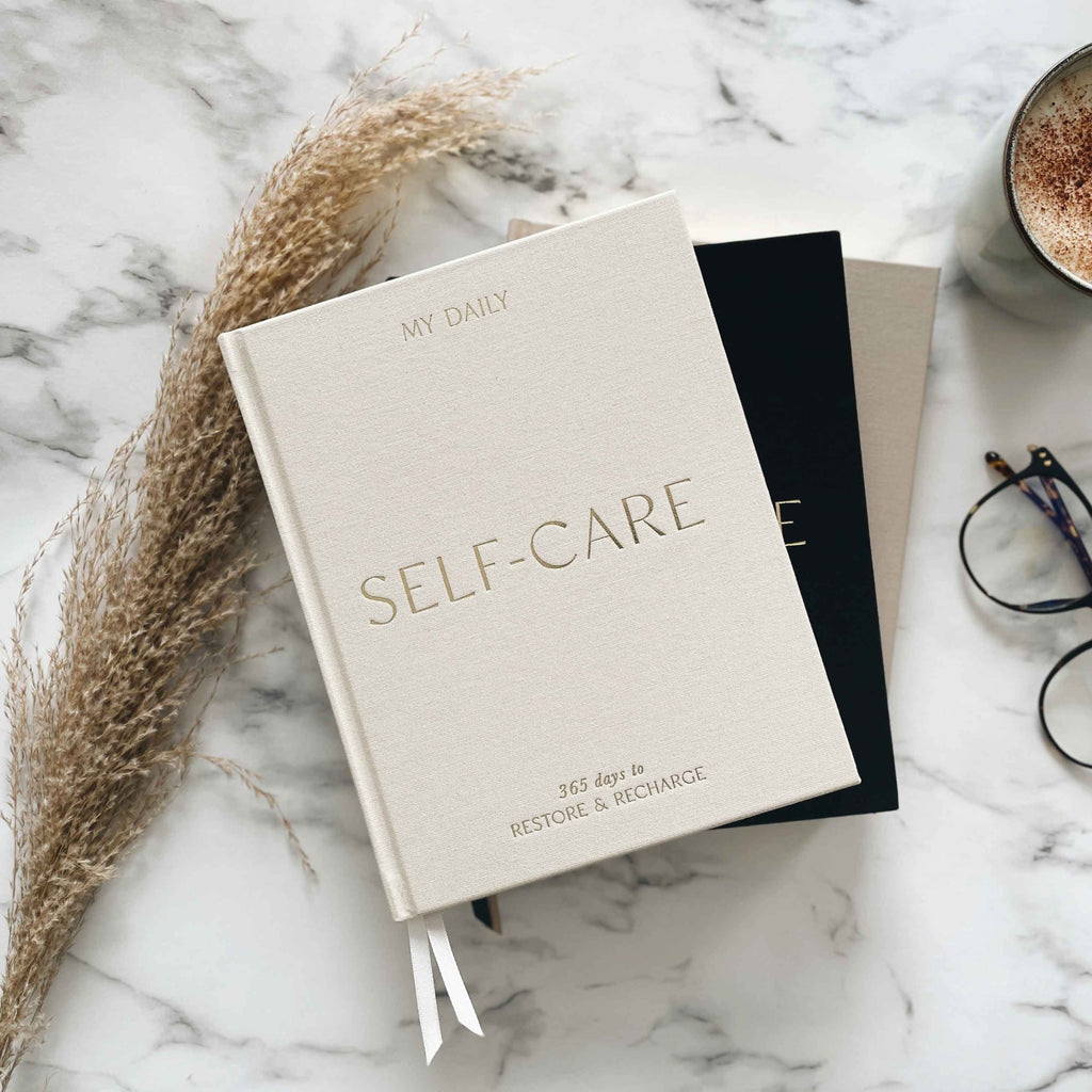 My Daily Self-Care Reflection & Gratitude Journal - Almond