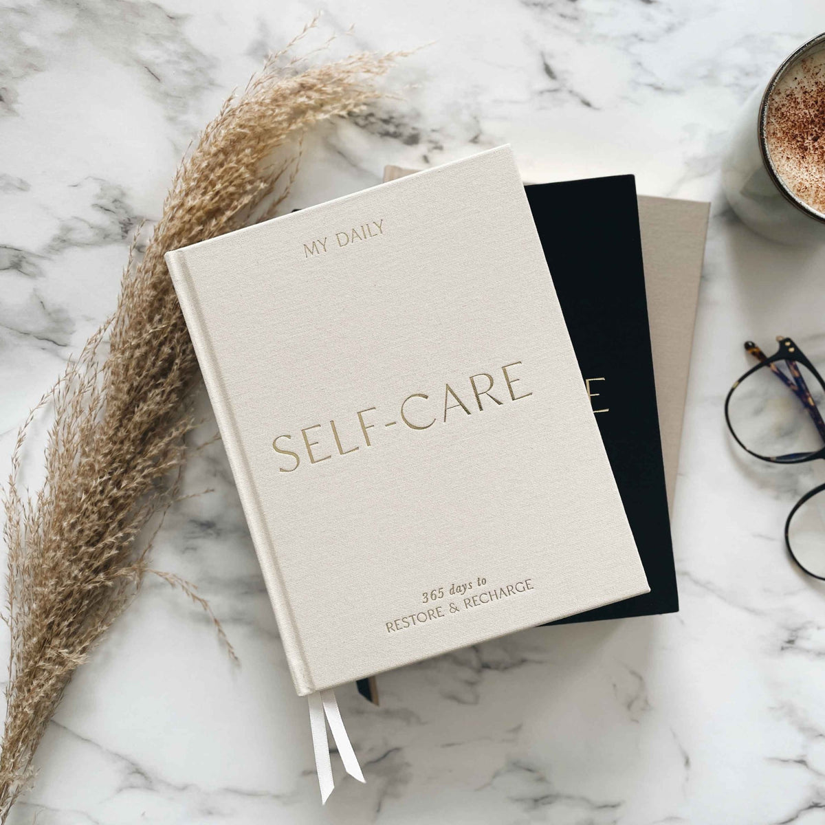 My Daily Self-Care Reflection & Gratitude Journal - Almond