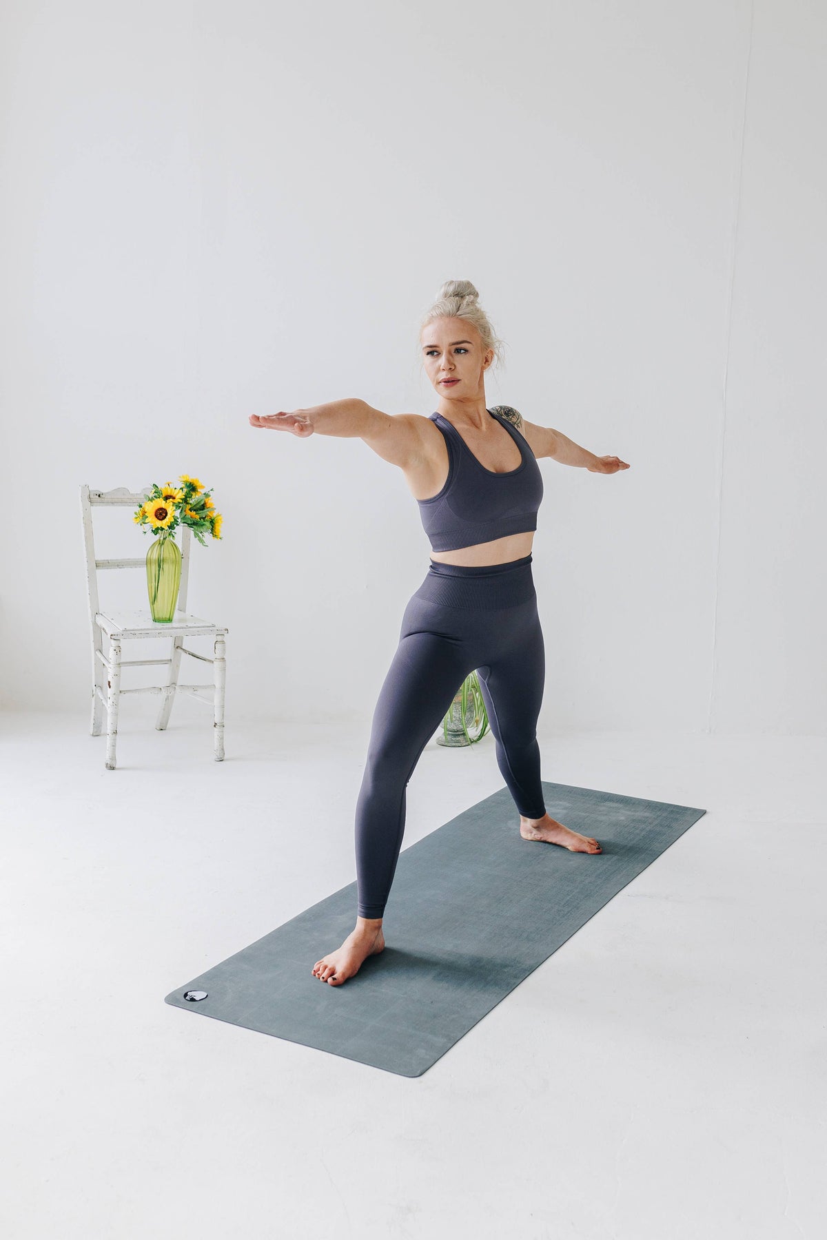 Navy Honey Non-Slip Yoga Mat