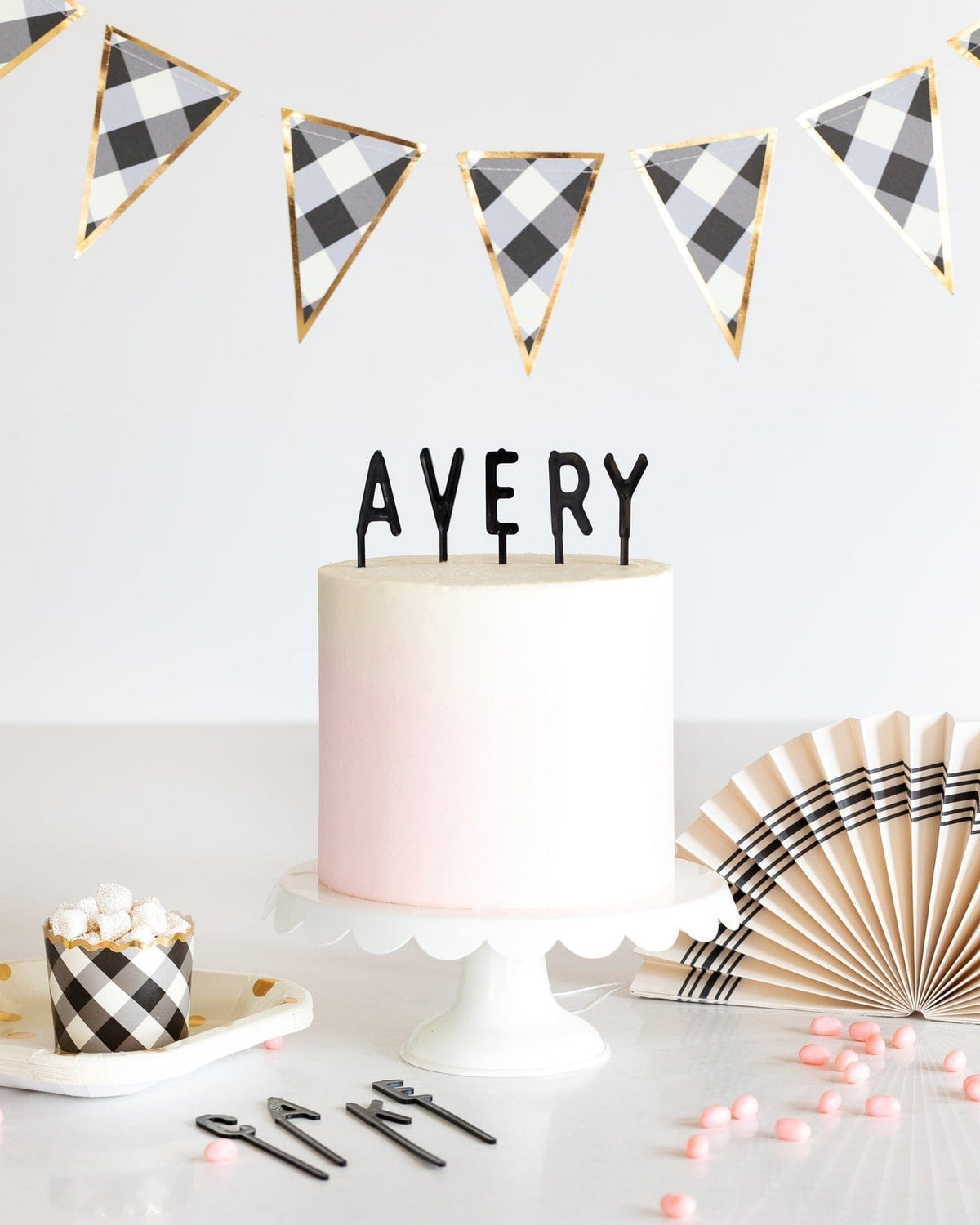Cake Decorating Supplies Cake By Courtney Letter board Cake Toppers - Black