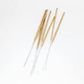 Cake Sparklers Gold x 8 - Cake Sparkler Decorations Birthday Candles Cake Sparklers Gold x 8