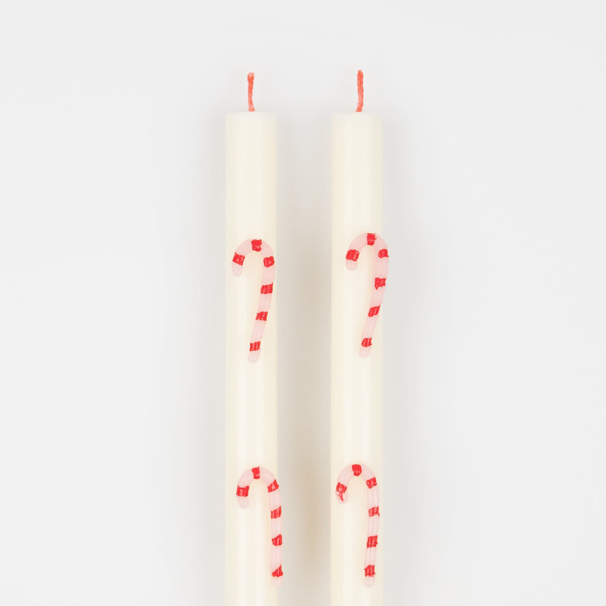 Candy Cane Christmas Table Candles x 2 | Meri Meri Christmas Candles Candle Candy Cane Christmas Table Candles x 2