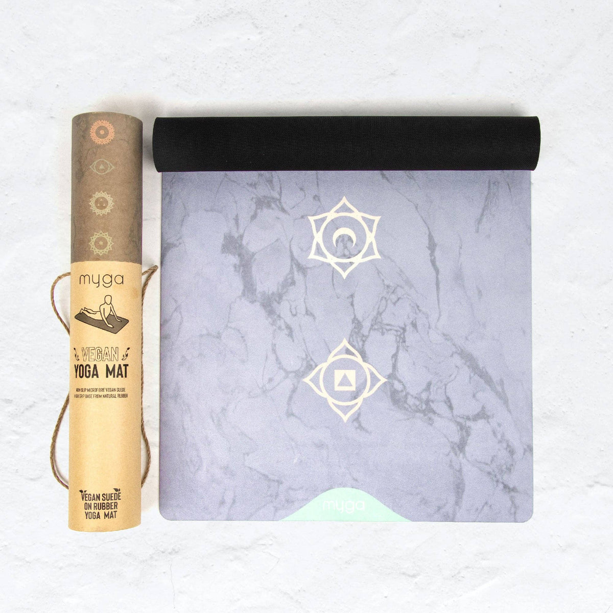 Myga Luxurious Vegan Suede Yoga Mat - Chakra