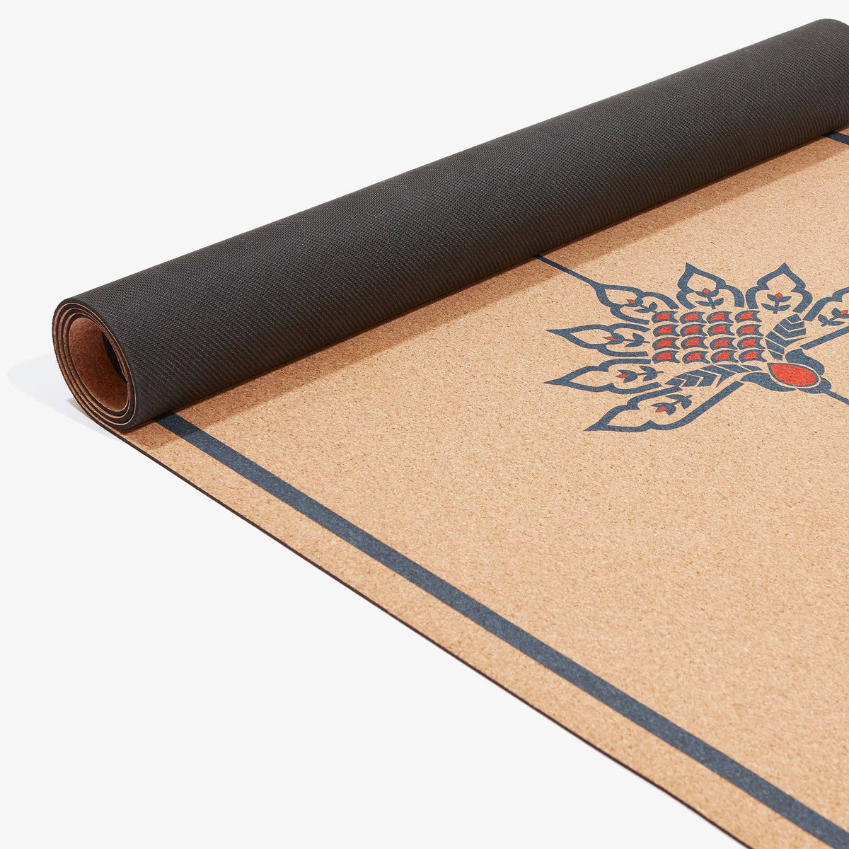 The Lotus Travel Cork Yoga Mat - 3mm