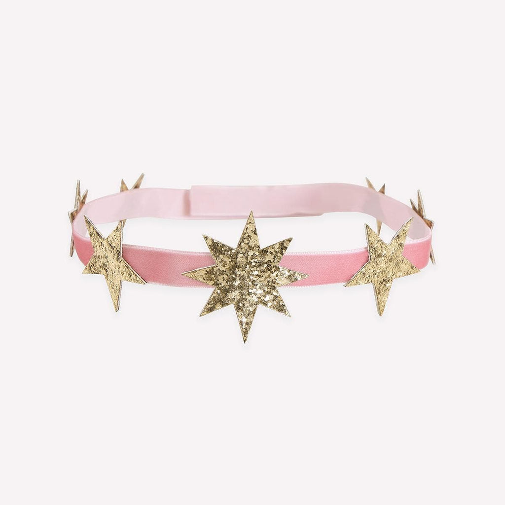 Celestial Glitter Star Party Crowns x 8 | Meri Meri Party Hats Celestial Glitter Star Party Crowns x 8