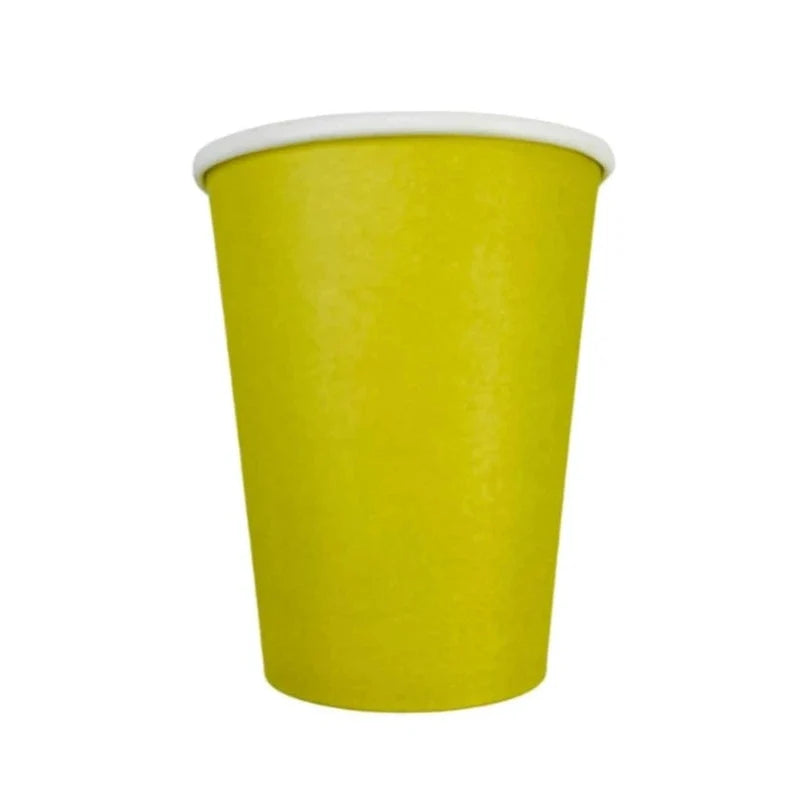 Chartreuse Party Cups x 12 - Josi James Disposable Cups Chartreuse Party Cups x 12