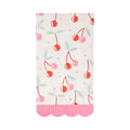 Cherries Fringe Scallop Party Napkins x 24 - My Mind's Eye Paper Napkins Cherries Fringe Scallop Party Napkins x 24