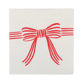 Christmas Bow Cocktail Napkins x 24- Bow  Christmas Supplies Paper Napkins Christmas Bow Cocktail Napkins x 24
