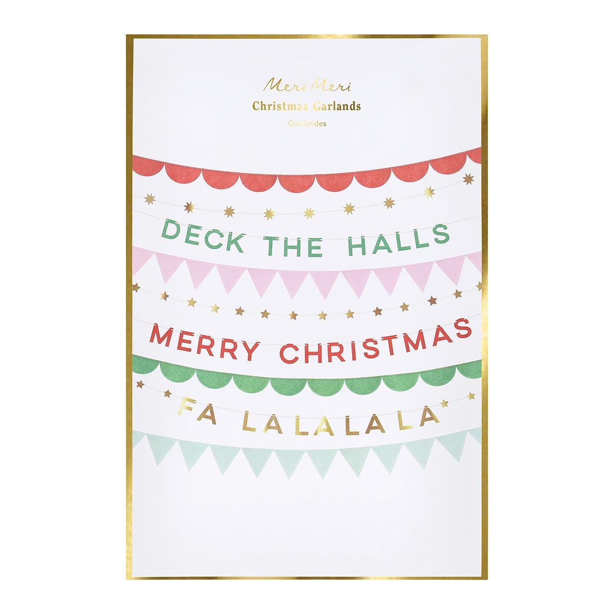 Christmas Party Garland Set Bunting Christmas Party Garland Set
