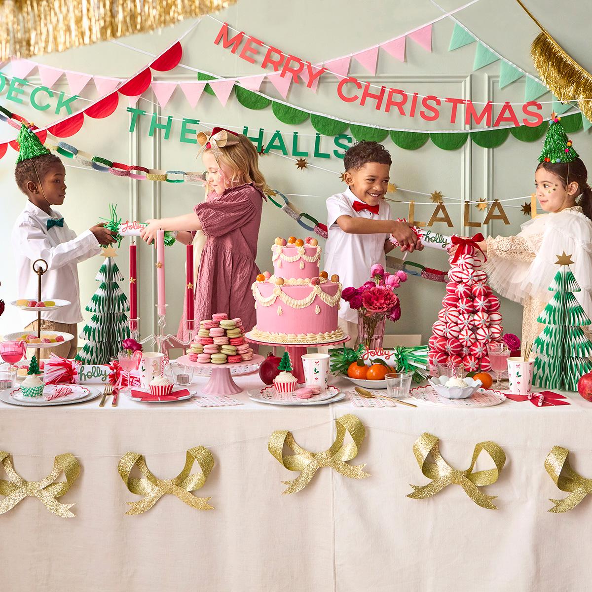 Christmas Party Garland Set Bunting Christmas Party Garland Set