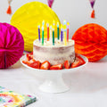 Candles Coloured Flame Birthday Candles x 12