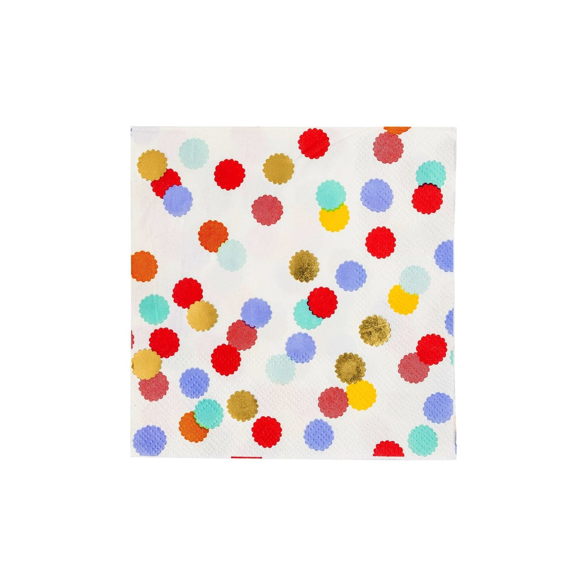 Confetti Spot Party Cocktail Napkins x 32 - My Mind's Eye Party UK Paper Napkins Confetti Spot Party Cocktail Napkins x 32