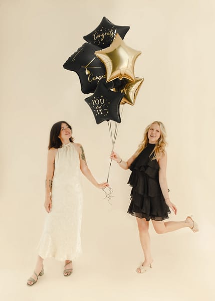 Congrats Graduation Foil Balloon Bouquet Set x 5 - Graduation Balloons Foil Balloon Congrats Graduation Foil Balloon Bouquet Set x 5