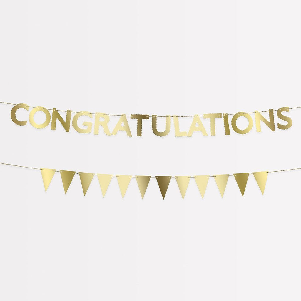 Congratulations Mini Matchbox Party Garland Set Bunting Congratulations Mini Matchbox Party Garland Set