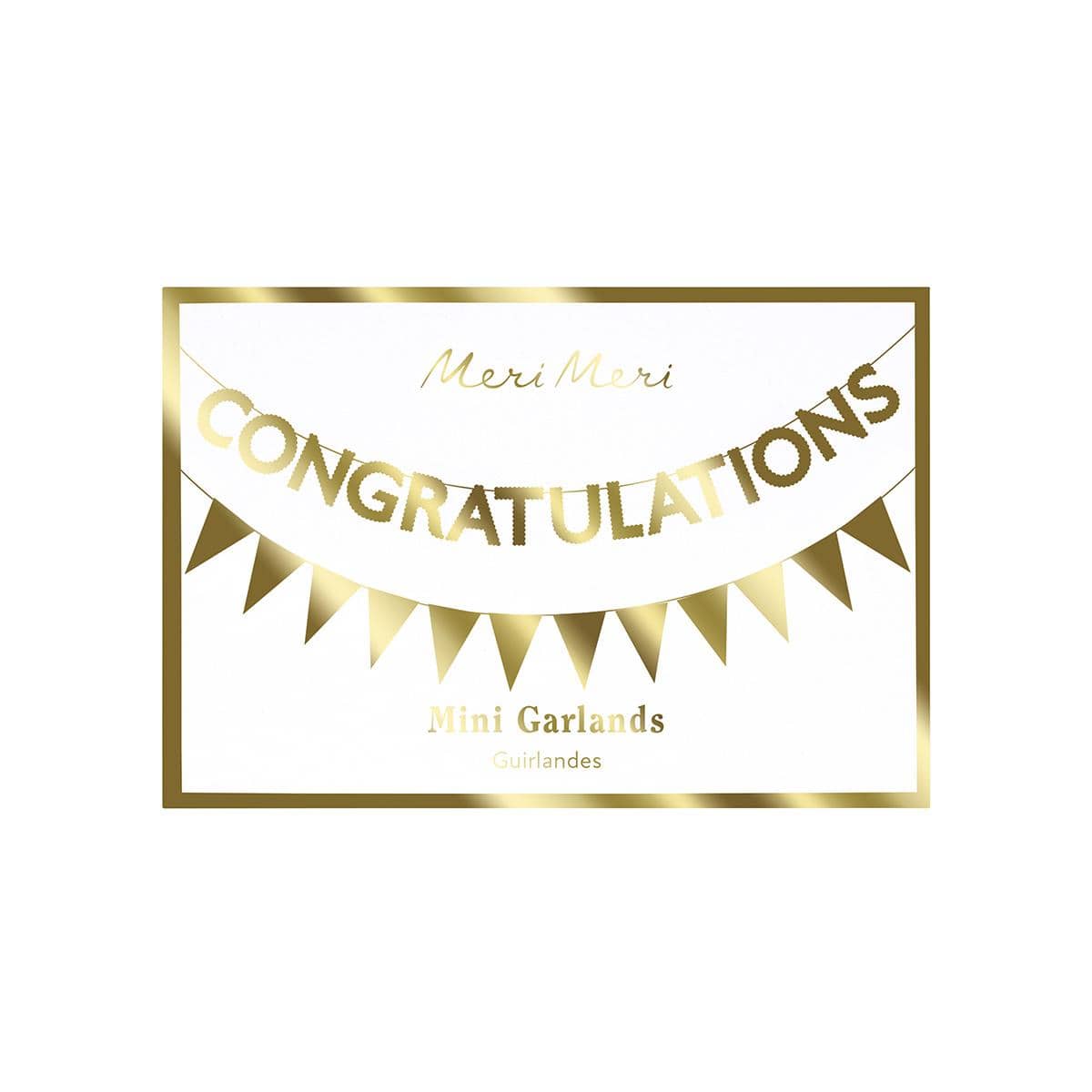 Congratulations Mini Matchbox Party Garland Set Bunting Congratulations Mini Matchbox Party Garland Set