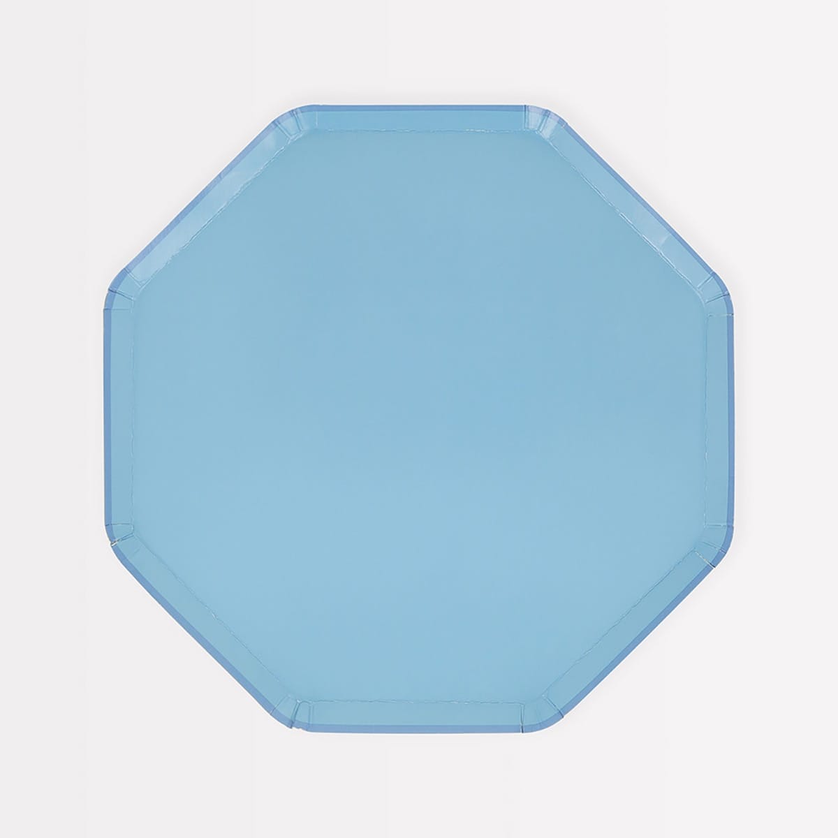 Cornflower Blue Side Party Plates x 8 | Meri Meri party plates Cornflower Blue Side Party Plates x 8