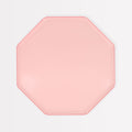Cotton Candy Pink Side Party Plates x 8 | Meri Meri party plates Cotton Candy Pink Side Party Plates x 8