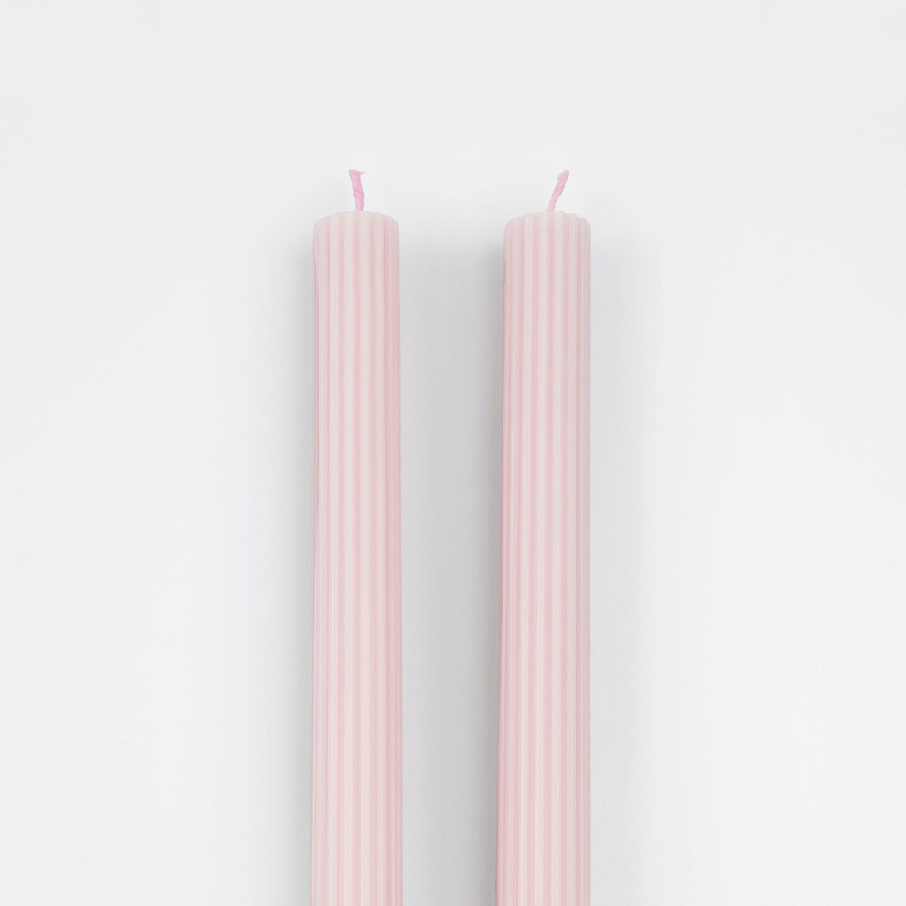 Cotton Candy Pink Table Candles x 2 | Meri Meri Candles Candle Cotton Candy Pink Table Candles x 2