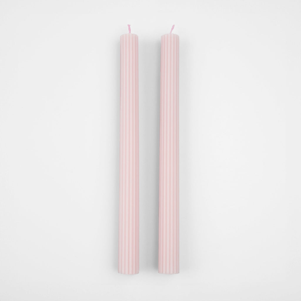 Cotton Candy Pink Table Candles x 2 | Meri Meri Candles Candle Cotton Candy Pink Table Candles x 2
