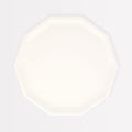 Cream Decagon Compostable Side Party Plates x 8 | Meri Meri party plates Cream Decagon Compostable Side Party Plates x 8