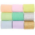 Crepe Paper Streamer Set - Pastels - Pastel Birthday Party streamers Crepe Paper Streamer Set - Pastel Mix