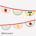 Crochet Scalloped Party Garland Bunting Crochet Scalloped Party Garland