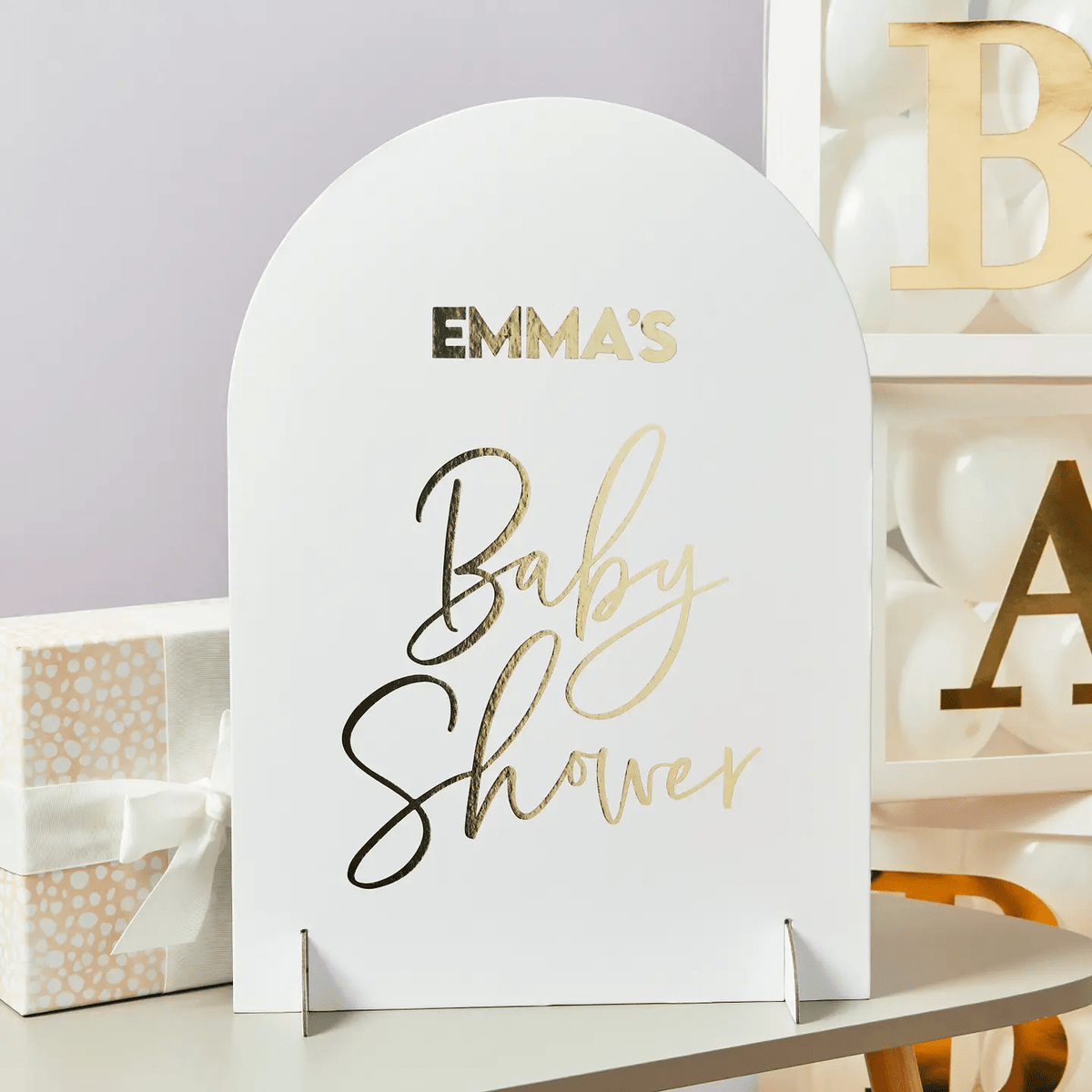 Customisable Baby Shower Welcome Sign Party & Celebration Customisable Baby Shower Sign