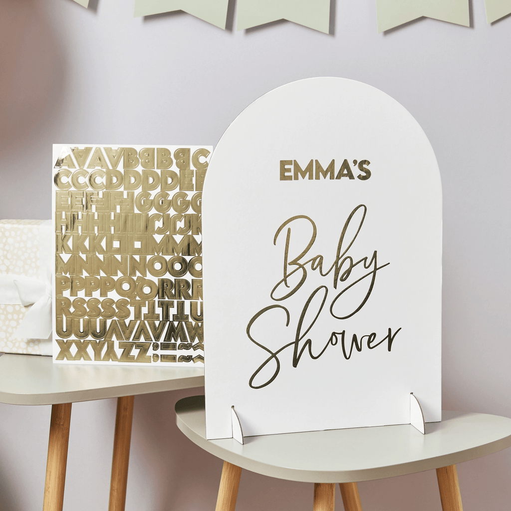 Customisable Baby Shower Welcome Sign Party & Celebration Customisable Baby Shower Sign