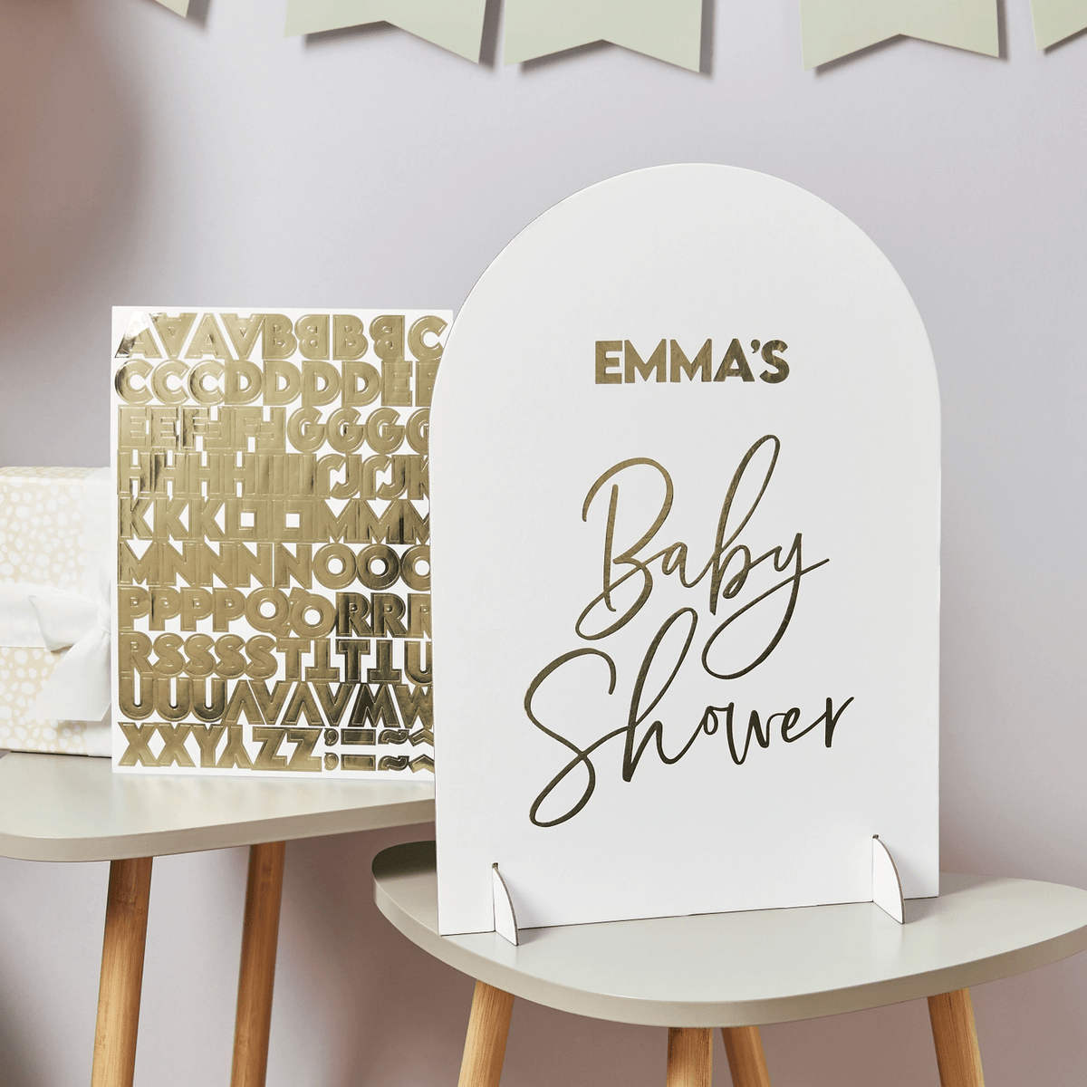 Customisable Baby Shower Welcome Sign Party & Celebration Customisable Baby Shower Sign