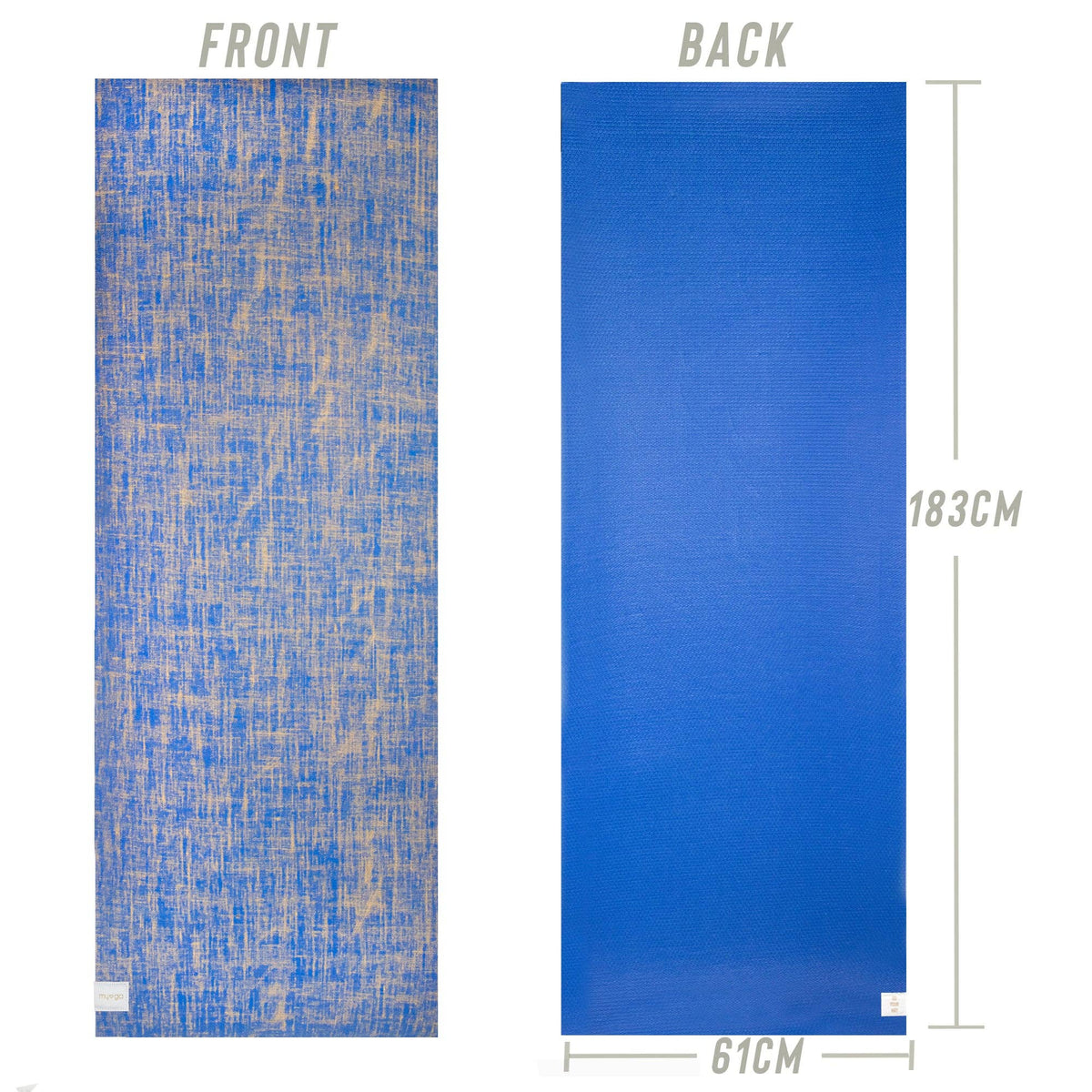 Myga Jute Yoga Mat with Ultra Grip