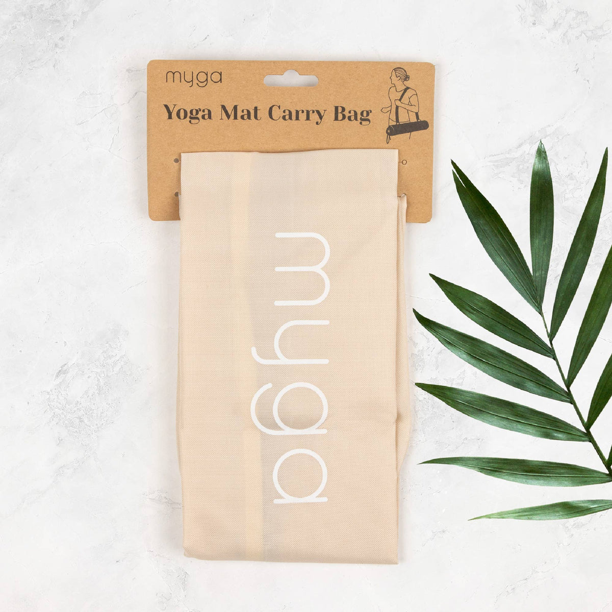 Myga Yoga Mat Carry Bag - Beige